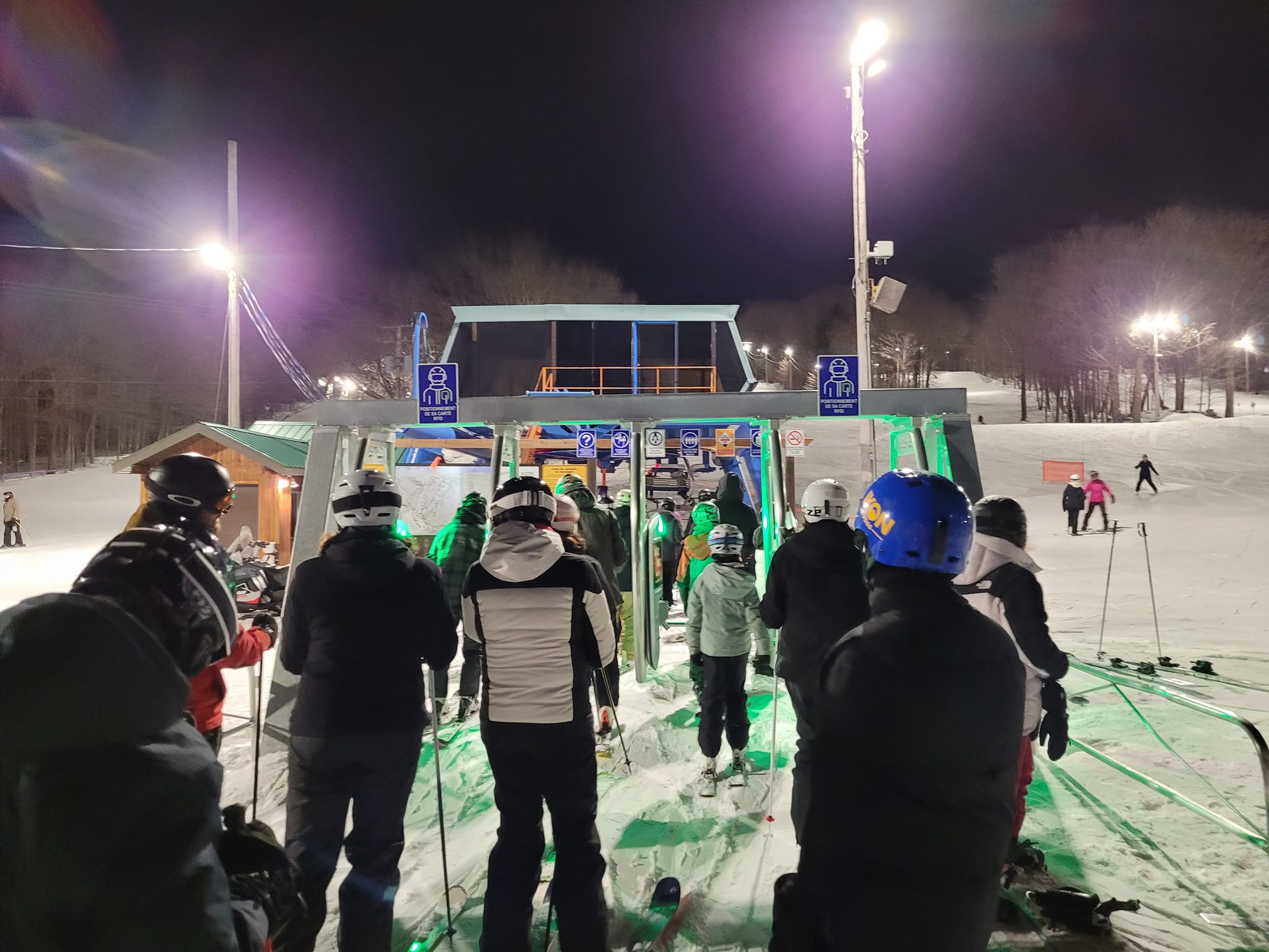 Mont Rigaud - On commence le week-end par un vendredi soir en ski