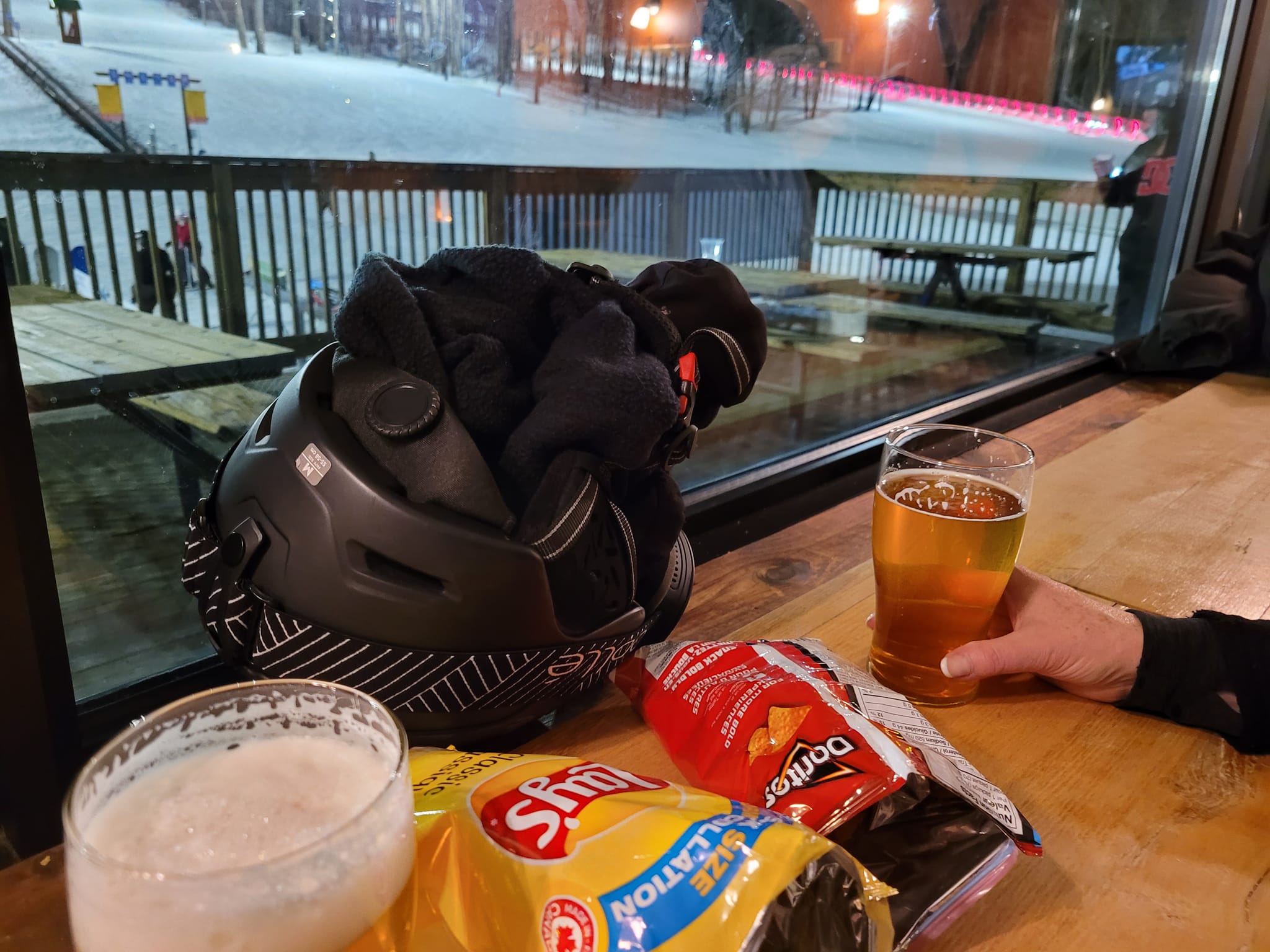 Mont Rigaud - On commence le week-end par un vendredi soir en ski