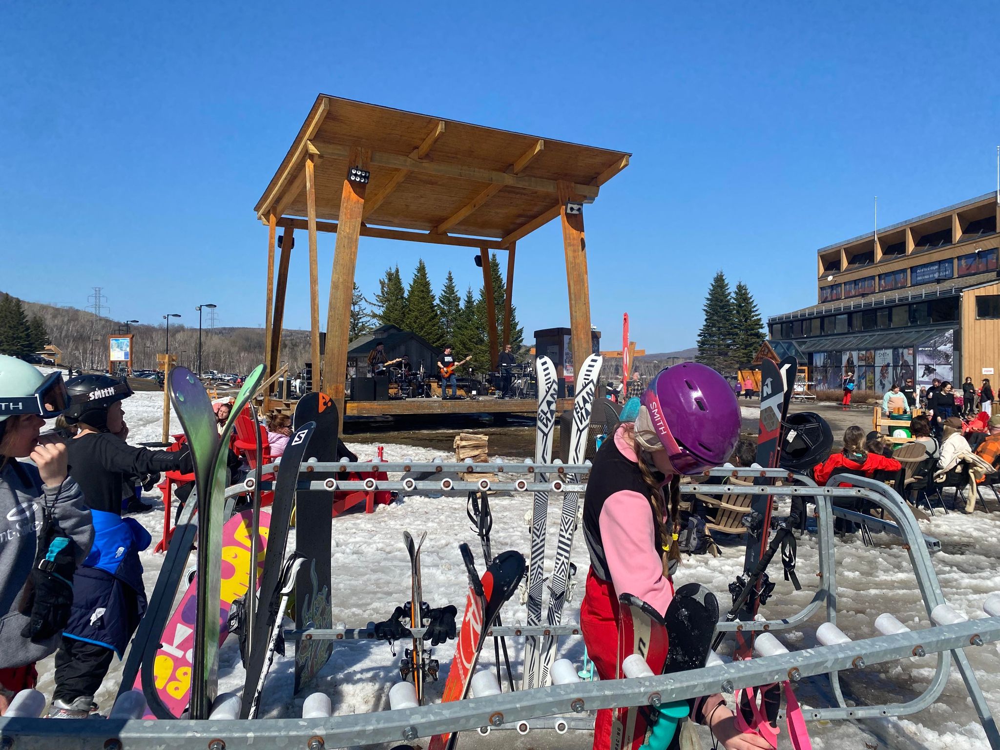 Mont-Sainte-Anne - On profite du printemps ensoleillé