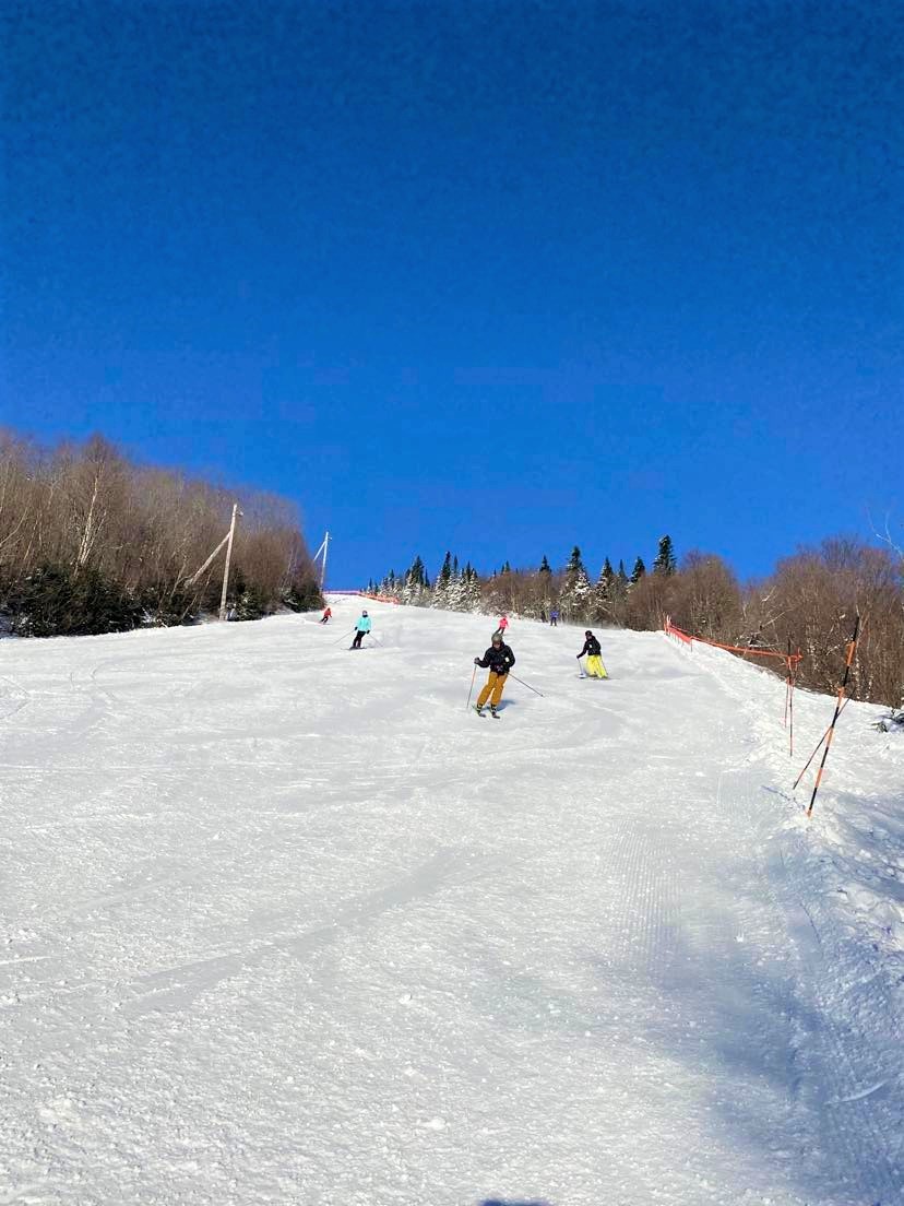Mont Sainte-Anne - Belle condition et journée ensoleillée, tout est là.