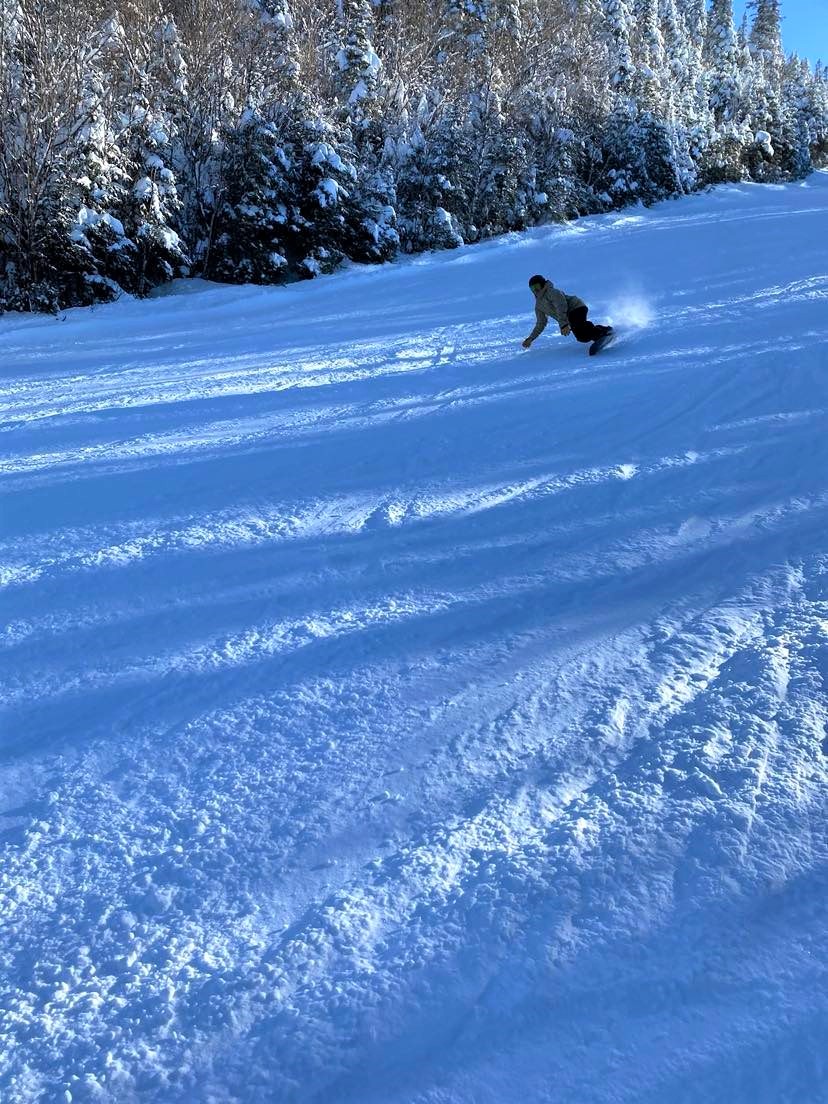 Mont Sainte-Anne - Belle condition et journée ensoleillée, tout est là.