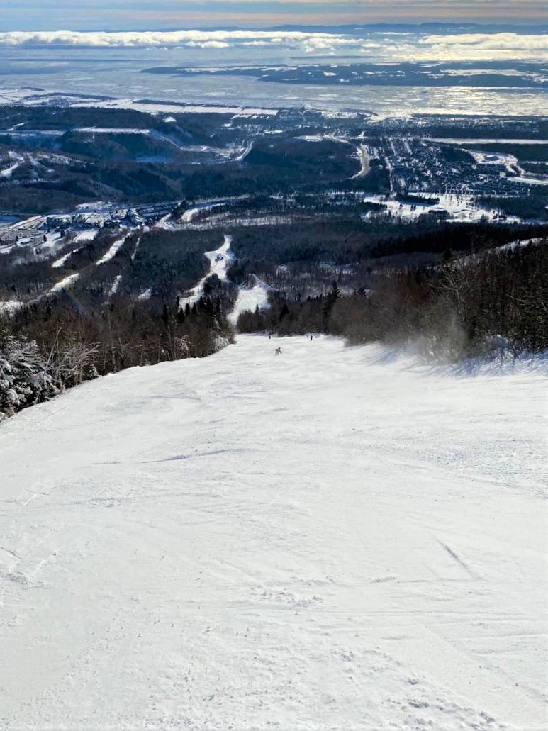 Mont Sainte-Anne - Belle condition et journée ensoleillée, tout est là.