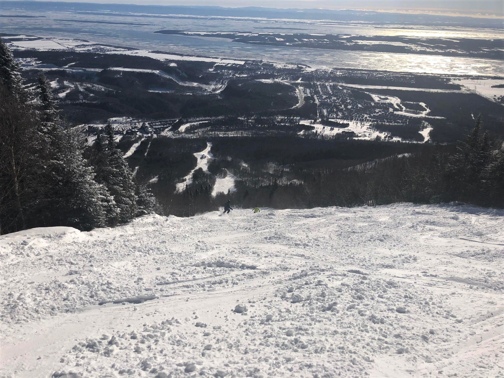 Mont Sainte-Anne - La glisse est superbe - Les pistes aux naturelles