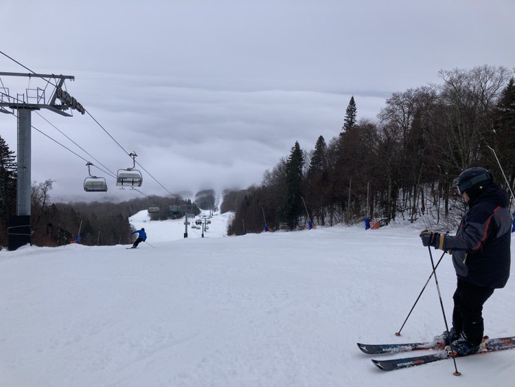Mont Sainte Anne - La piste du jour est l'Expresse