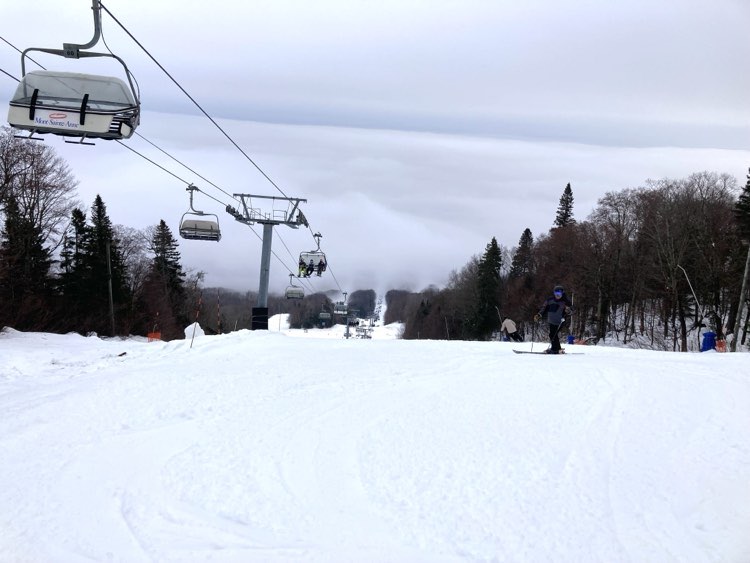 Mont Sainte Anne - La piste du jour est l'Expresse