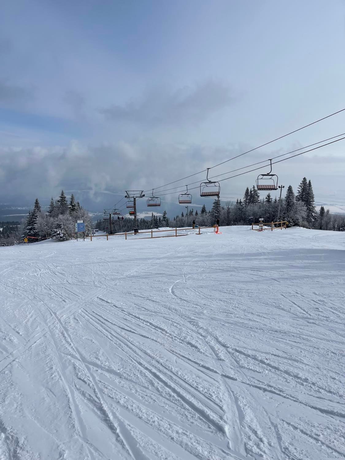 Mont-Sainte-Anne - De belles conditions offraient une excellente glisse
