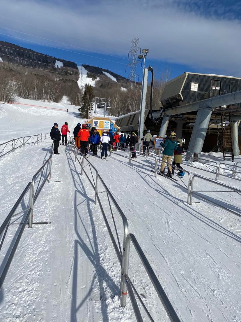 Mont-Sainte-Anne -  Il faut les prendre lorsqu’elles passent