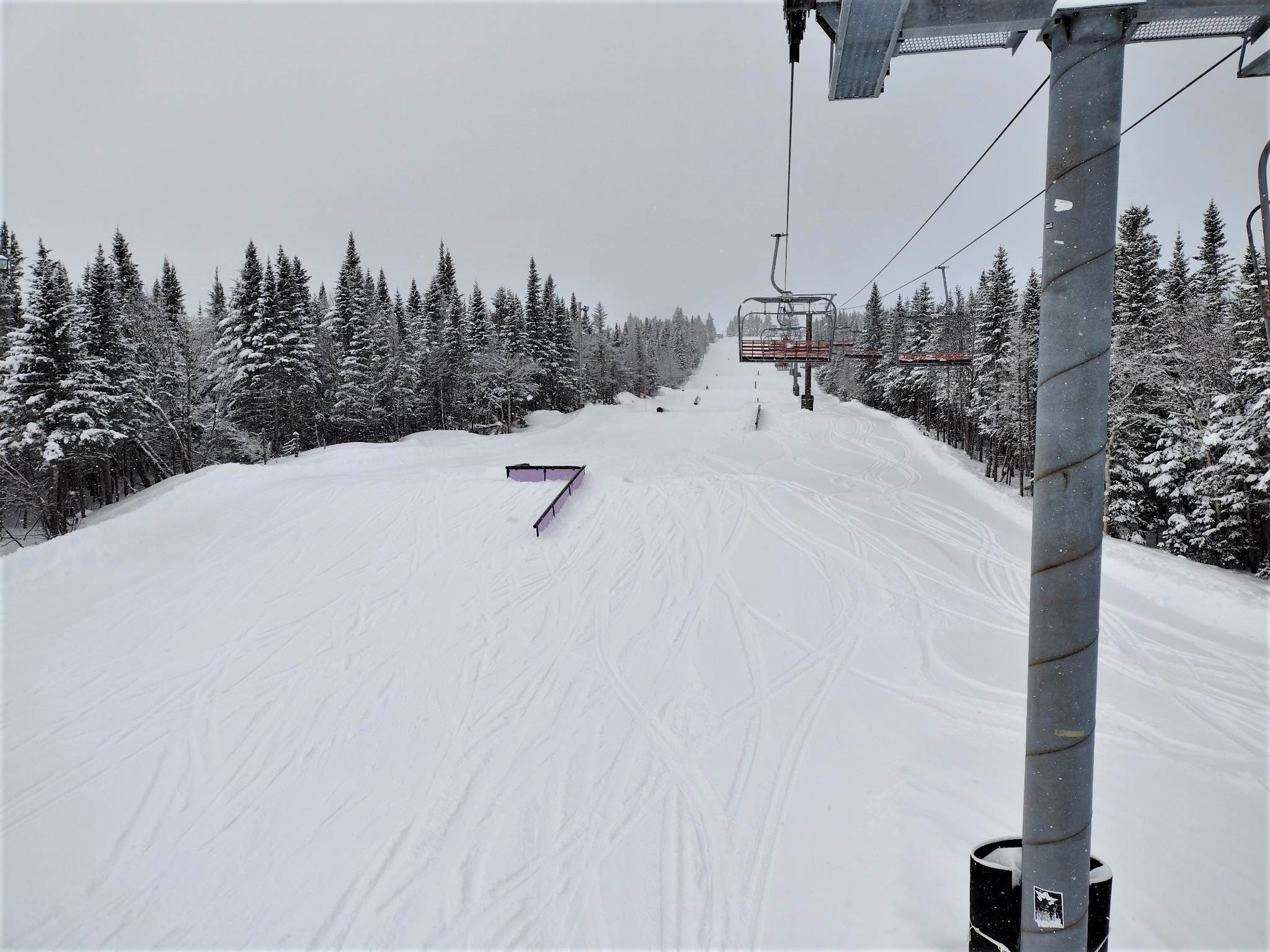 Mont-Sainte-Anne - Une belle chute de neige