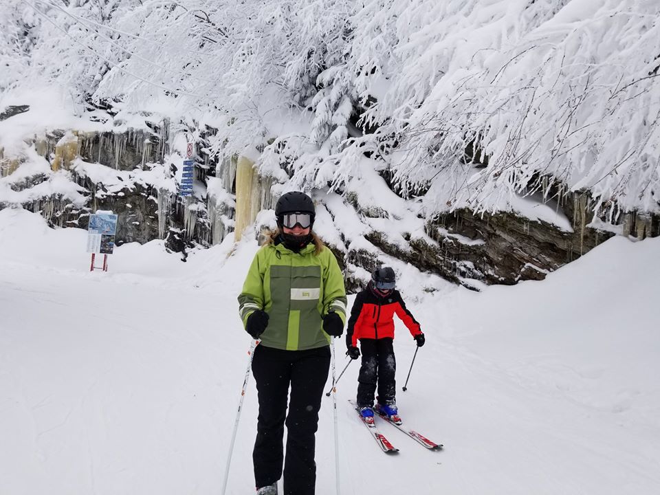 Un samedi blanc et des pistes bien couvertes. Un samedi blanc et des pistes bien couvertes.