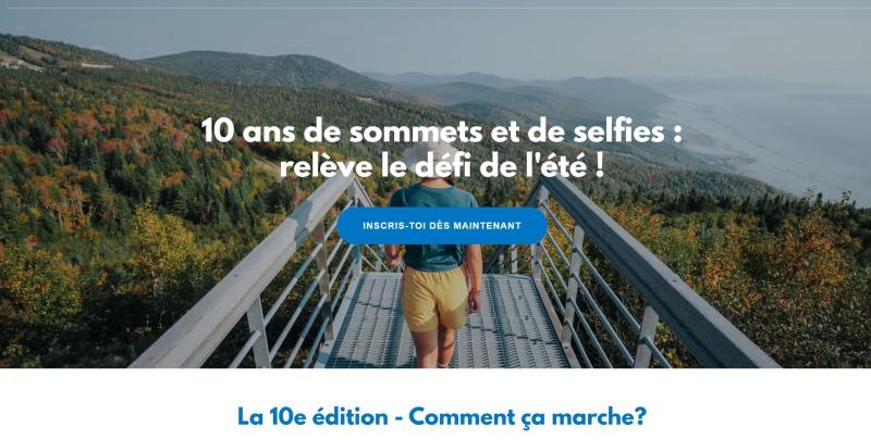 Défi 5 sommets - Un défi de taille vous attend cet été!