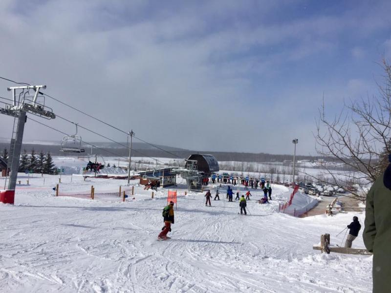Station du Mont Gleason - La tempête a lassé plus de 30 cm Station du Mont Gleason - La tempête a lassé plus de 30 cm