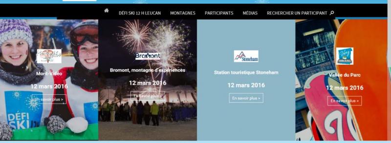 Le Défi ski 12 h Leucan - c’est une date - quatre montagnes et 12 heures de ski Le Défi ski 12 h Leucan - c’est une date - quatre montagnes et 12 heures de ski