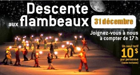 LA RÉSERVE, DESCENTE AUX FLAMBEAUX, condition de ski RSA LA RÉSERVE, DESCENTE AUX FLAMBEAUX, condition de ski RSA