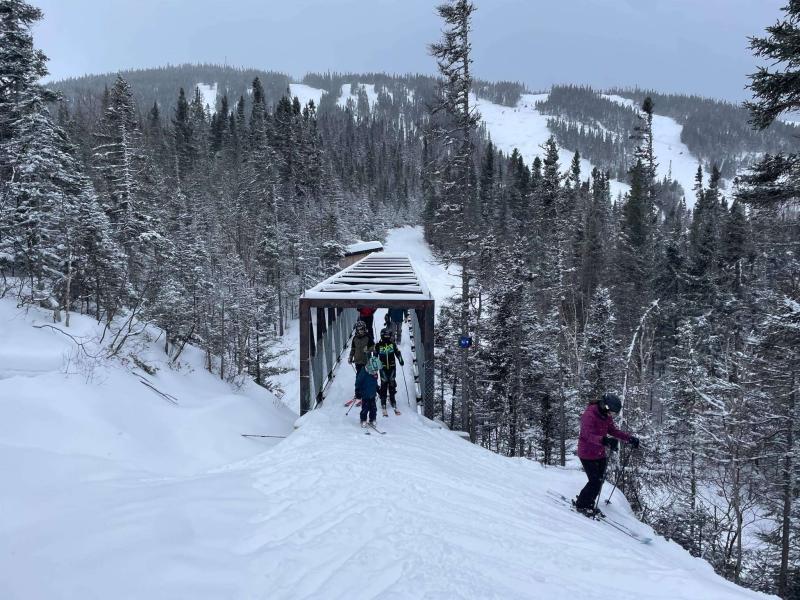 Mont Edouard - Mes premières traces de la journée