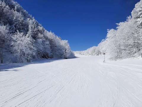 Mont Orford - Un décor Féérique et des pistes bien enneigées