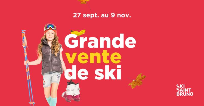 Ski Mt St Bruno - Grande vente d'automne Ski Mt St Bruno - Grande vente d'automne