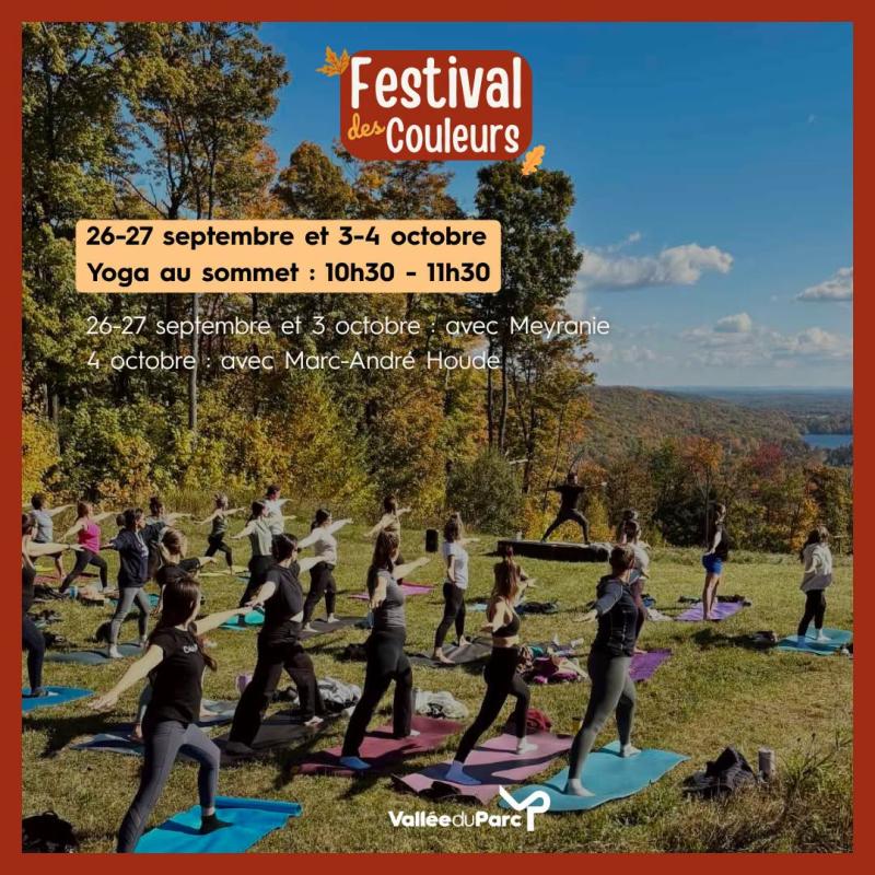 Vallée du Parc - Profitez des couleurs pour les prochaines fin de semaines Vallée du Parc - Profitez des couleurs pour les prochaines fin de semaines