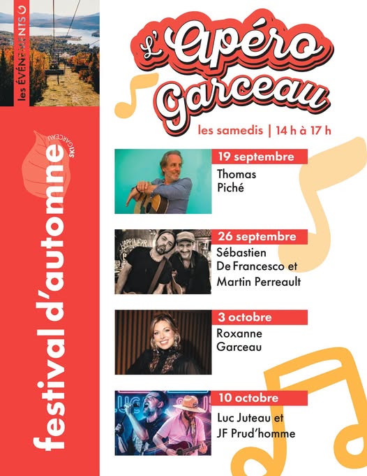 Ski Garceau - Festival d'automne jusqu'au 11 octobre