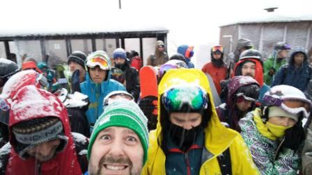 Solitude Resort - La panique total ce matin suite à l'alerte de poudreuse émise