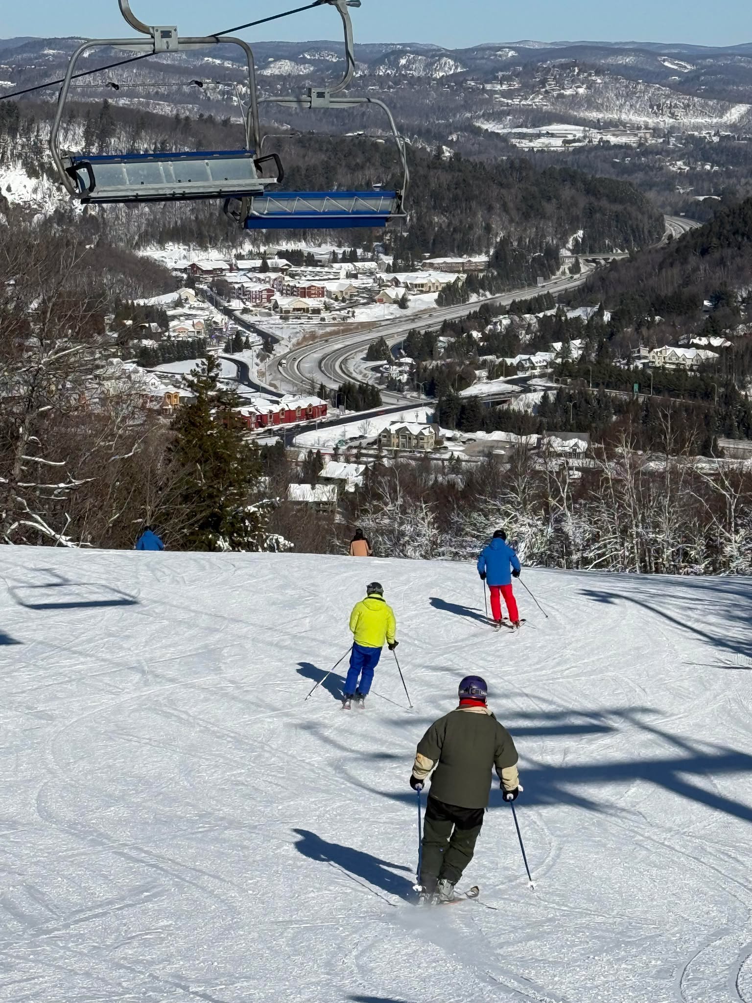 profité de descentes tout simplement incroyables