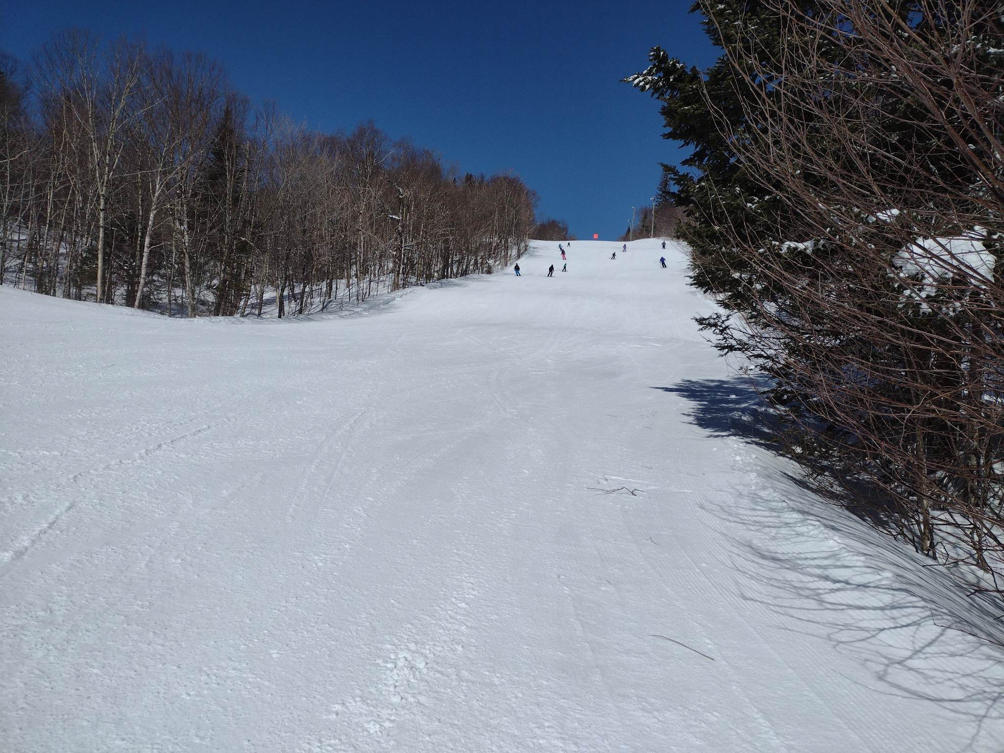 Station touristique Stoneham - Une neige granuleuse travaillée