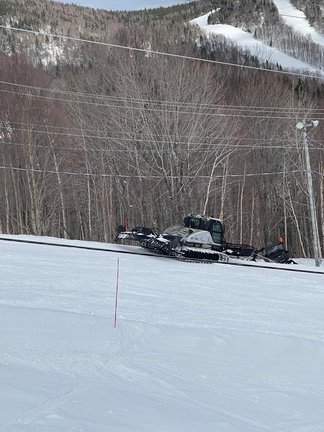 Station Stoneham - Belle journée de glisse et beau printemps.