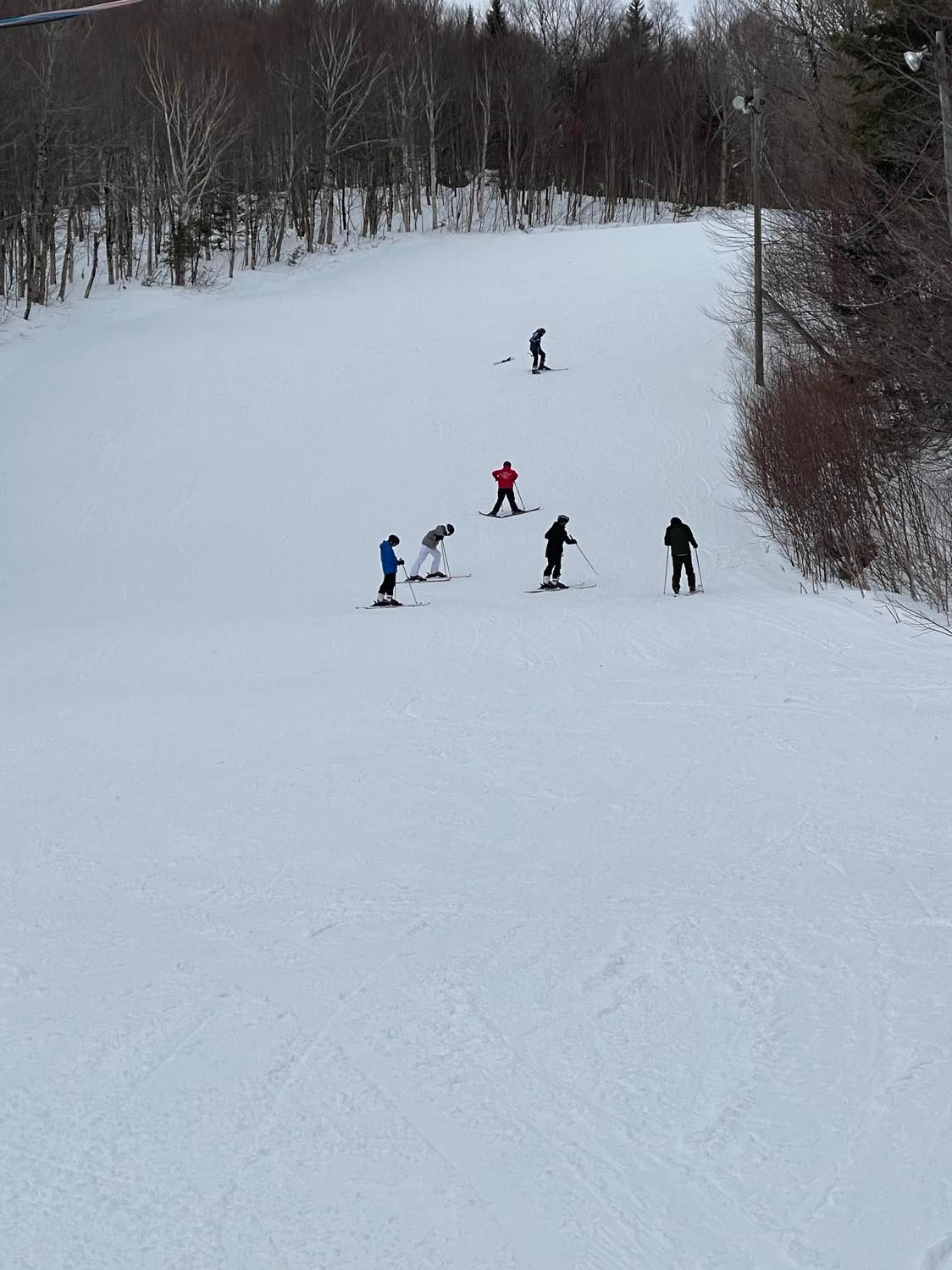 Station Stoneham - Belle journée de glisse et beau printemps.