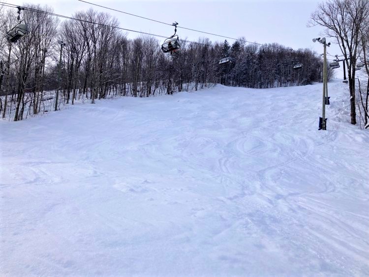 Station touristique Stoneham - Belle amélioration des conditions de glisse