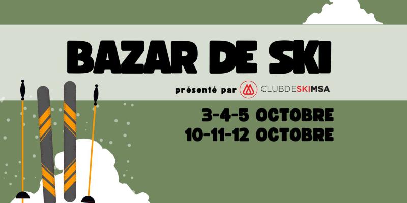 Mont Sainte-Anne - Bazar 2025 3-4-5 octobre et 10-11-12 octobre.