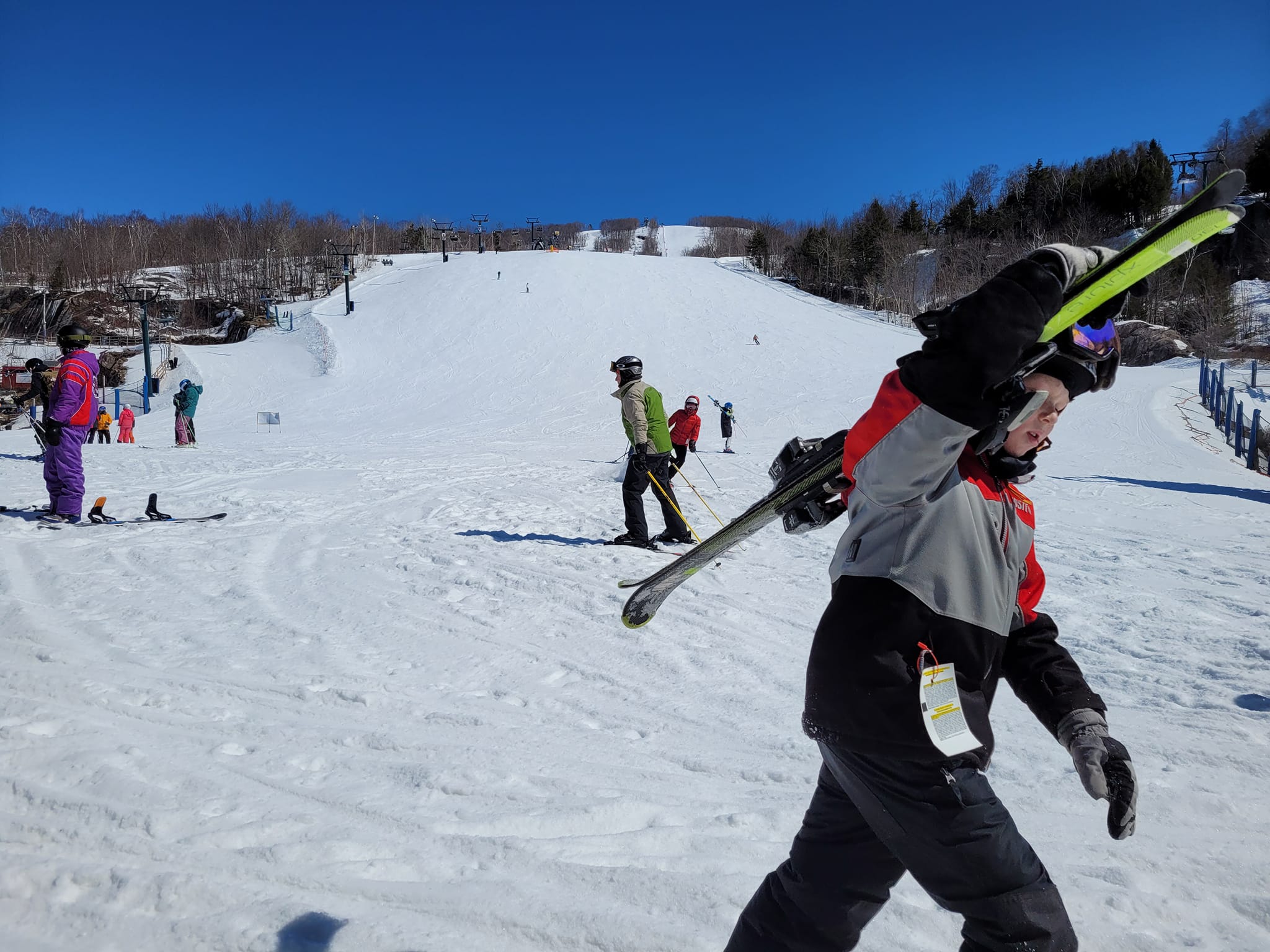 Tremblant - Une condition de neige très rapide