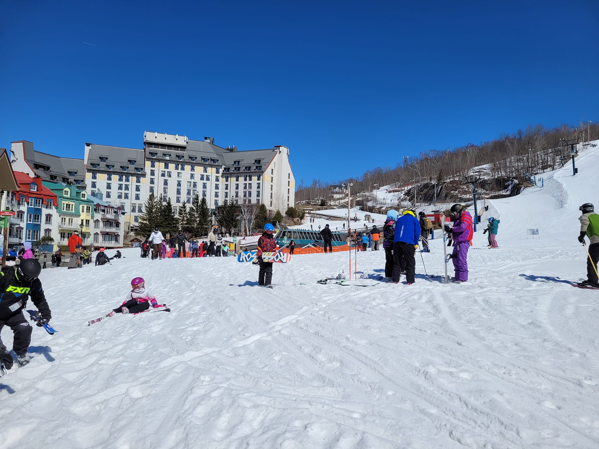 Tremblant - Une condition de neige très rapide