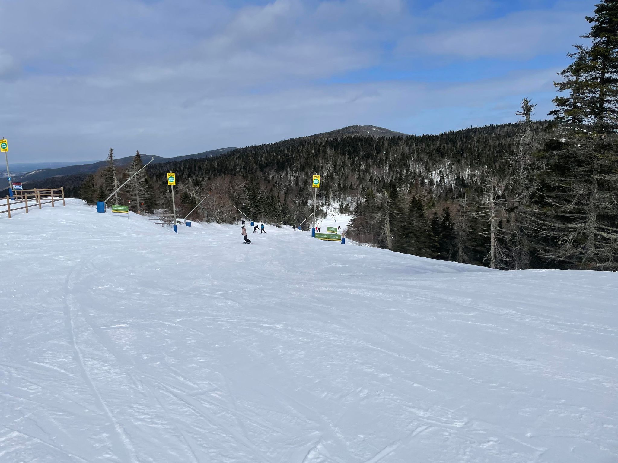 Mont Tremblant - Belle journée et conditions assez difficiles pour débutants