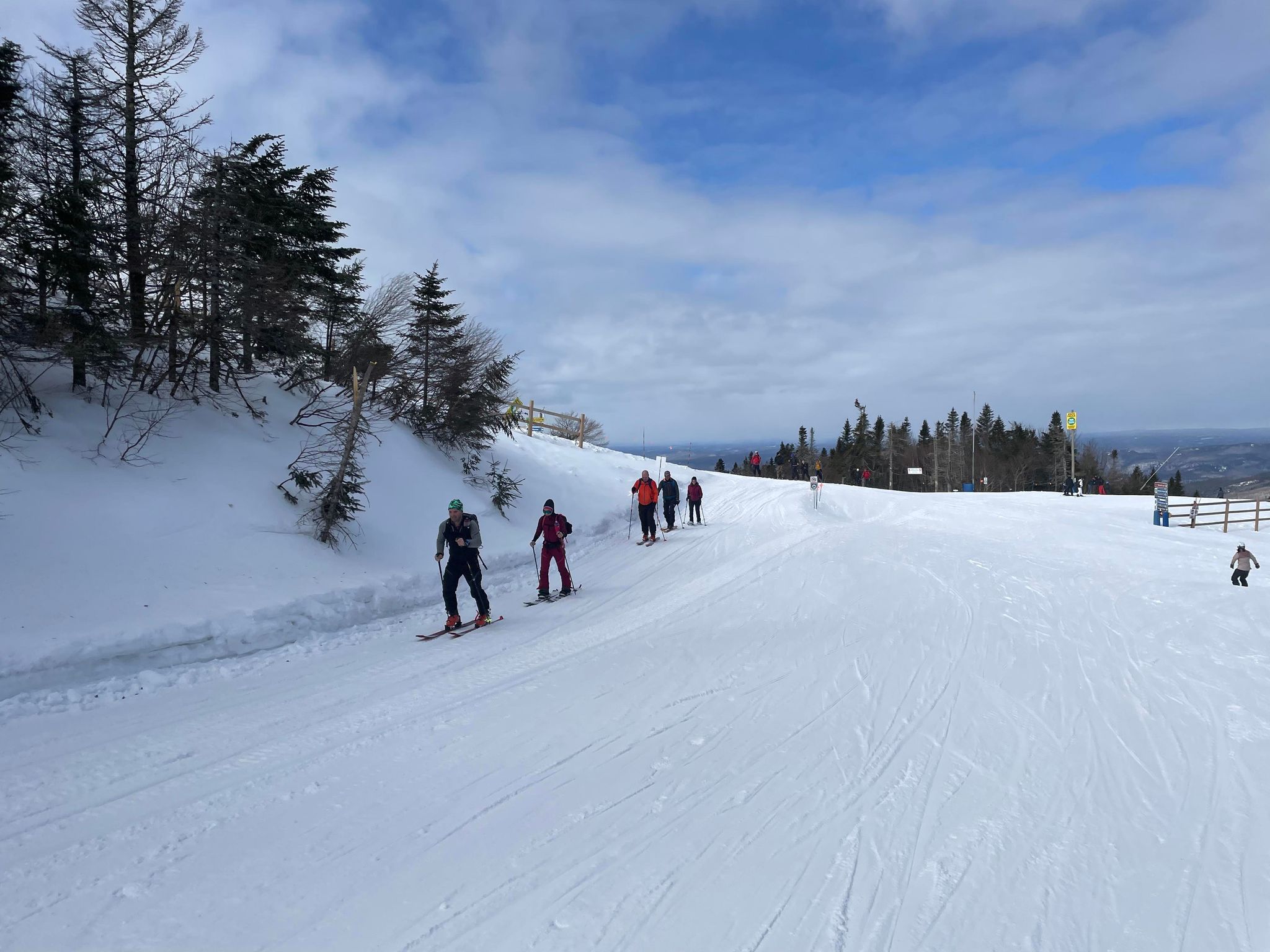 Mont Tremblant - Belle journée et conditions assez difficiles pour débutants