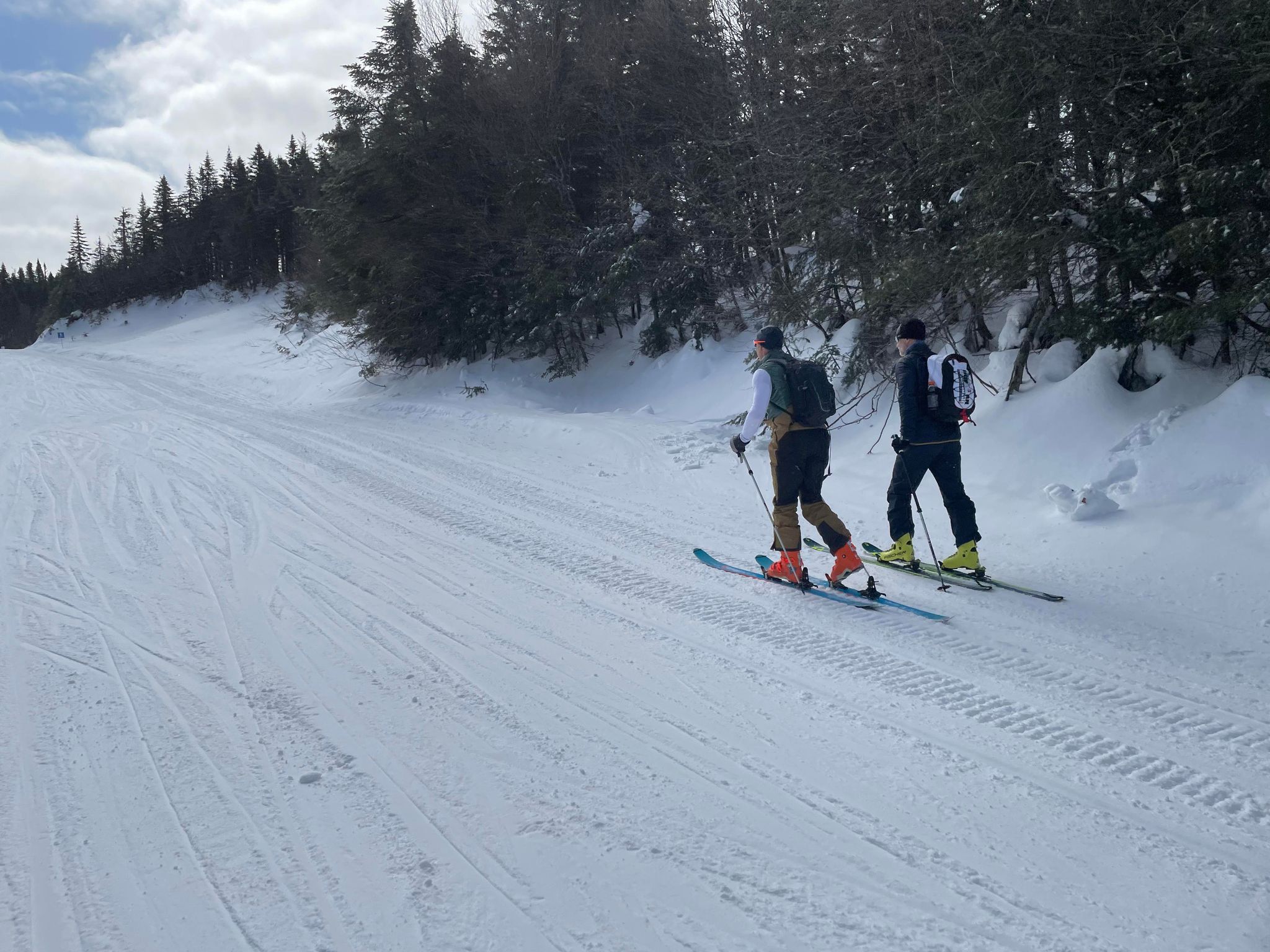 Mont Tremblant - Belle journée et conditions assez difficiles pour débutants