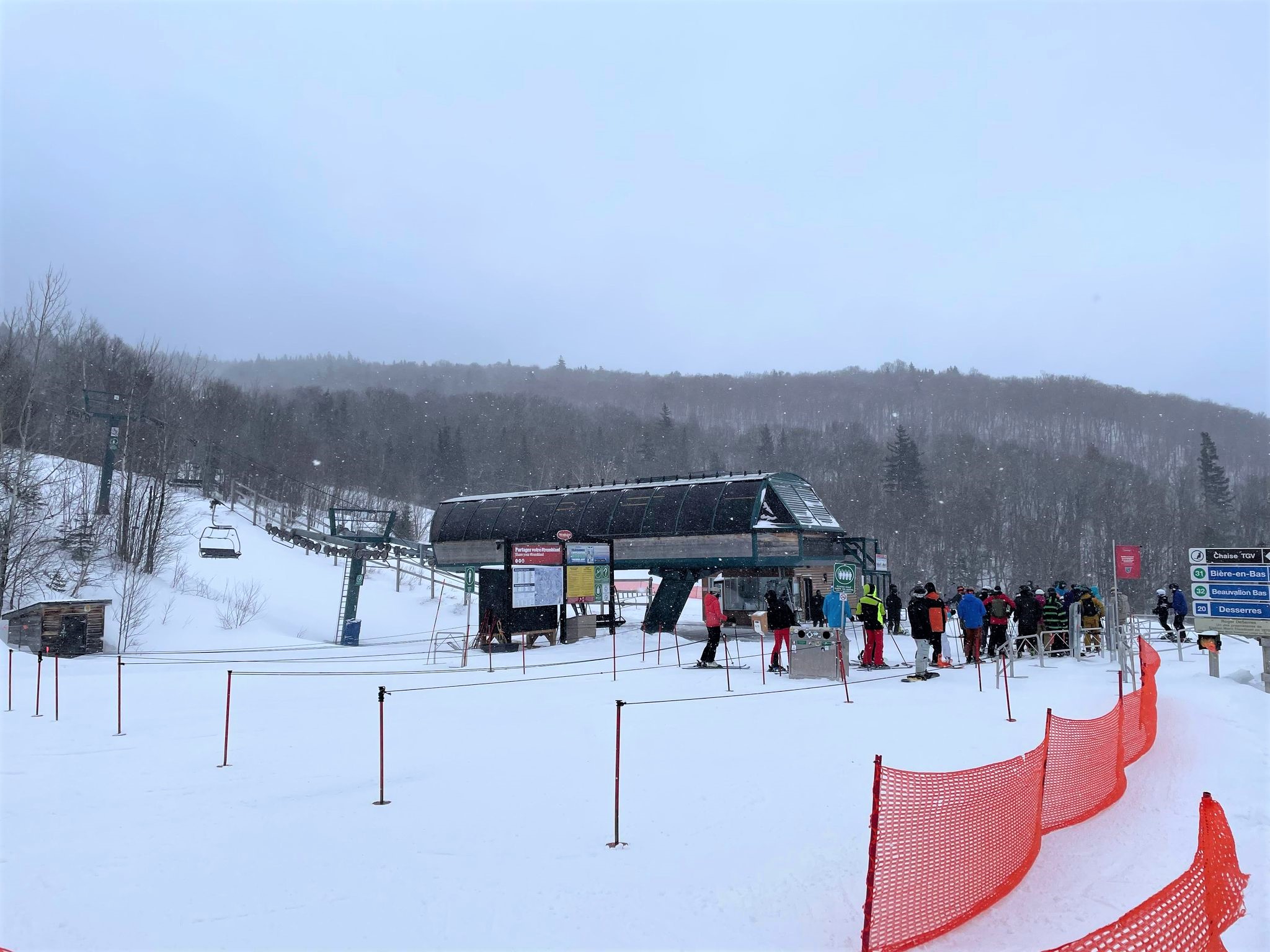 Mont Tremblant - une ambiance de fête ajoute à l'expérience