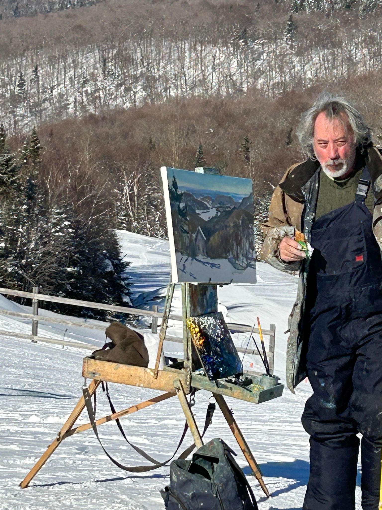 Mont Tremblant - De l'art sur la montagne et une belle qualité de neige