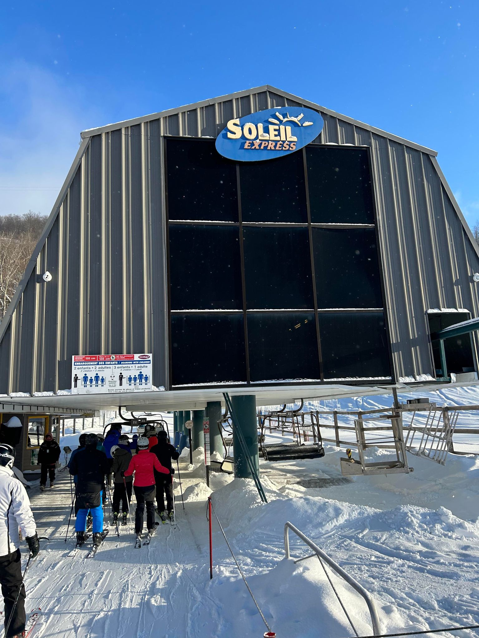 Mont Tremblant - De l'art sur la montagne et une belle qualité de neige