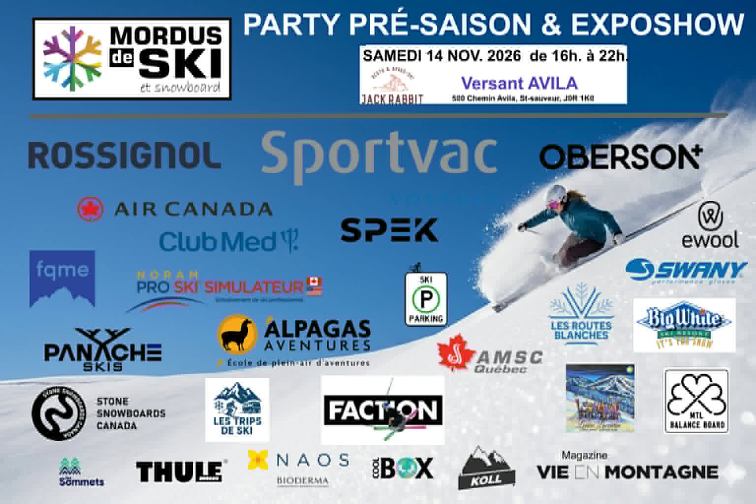 Sommet Saint-Sauveur -  Versant Avila - Party pré-saison et Exposhow
